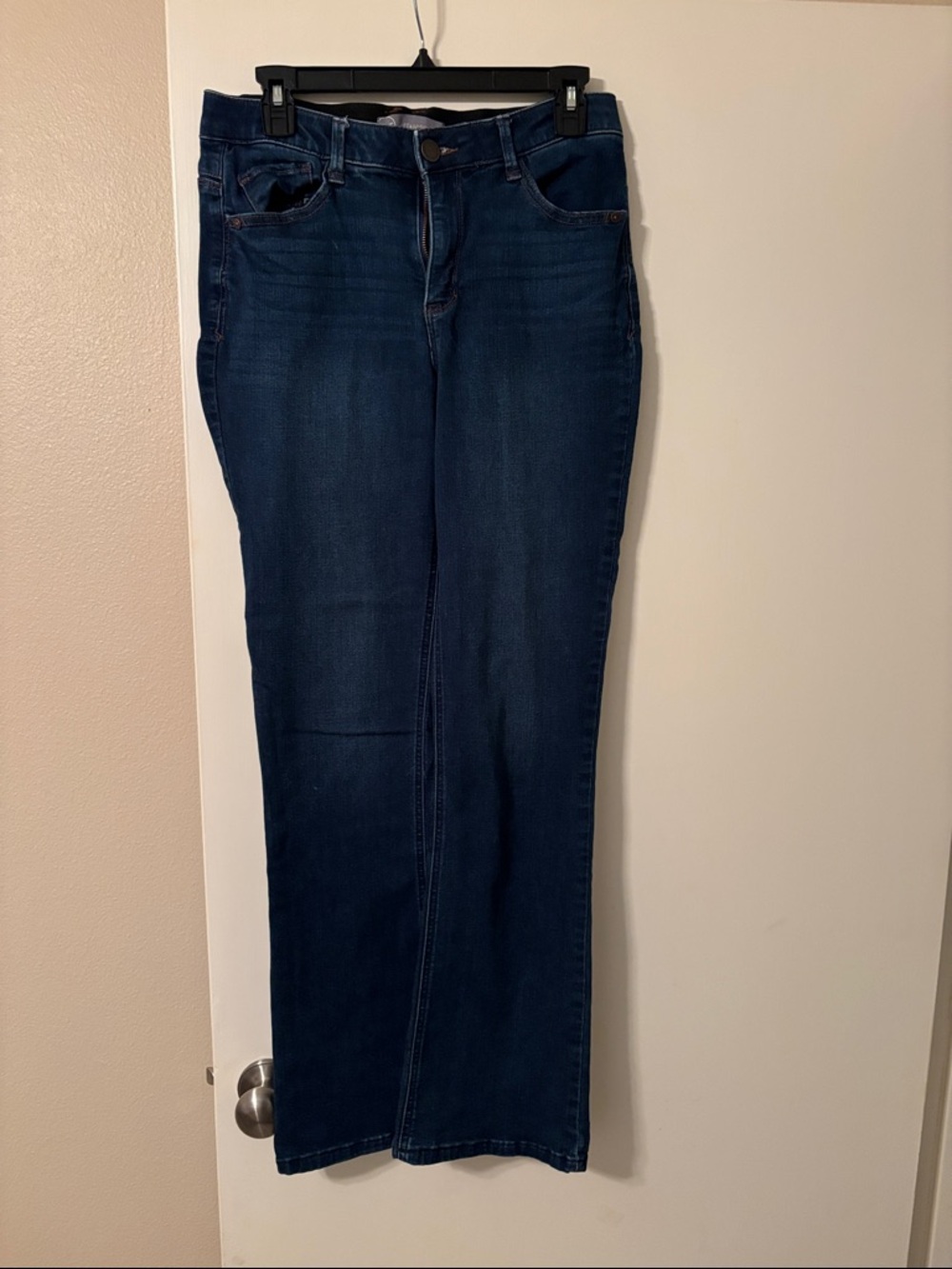 Wit & Wisdom Dark Blue Women's Straight-Leg Jeans